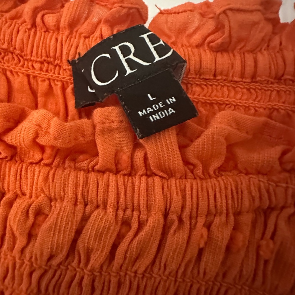 Jcrew Orange Top - Picture 3 of 7